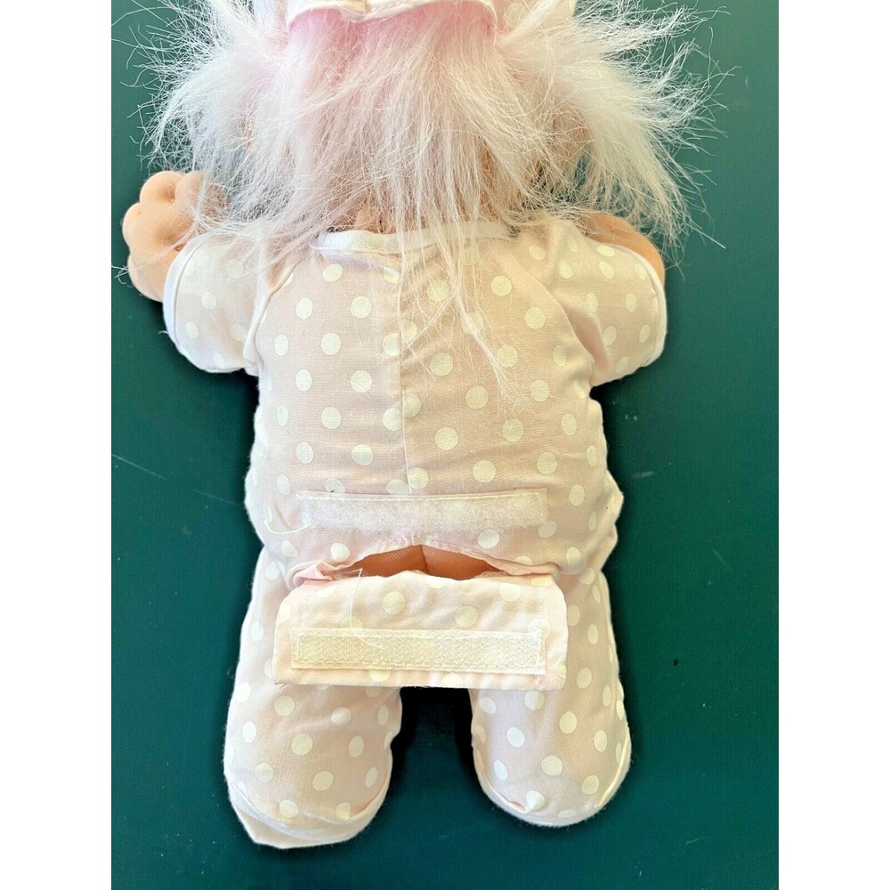 RUSS Troll Doll 12" Baby Blue Eyes Pink Hair Pajamas with Diaper Opening Berrie - Picture 4 of 4